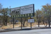 Eingang zum Etosha Nationalpark