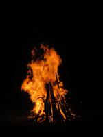 Lagerfeuer beim Buschdinner, Serengeti