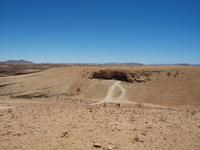 die Höhle von Henno Martin und Hermann Korn beim Kuiseb Canyon