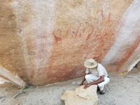 Namibia, Felszeichnungen bei der Aj-Aiba Lodge