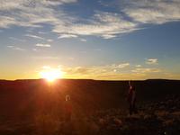 Namibia, Sonnenuntergang am Canyon Roadhouse