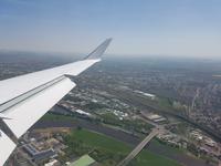 Namibia, Anflug Dresden