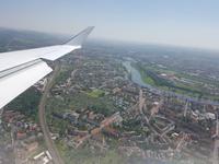 Namibia, Anflug Dresden