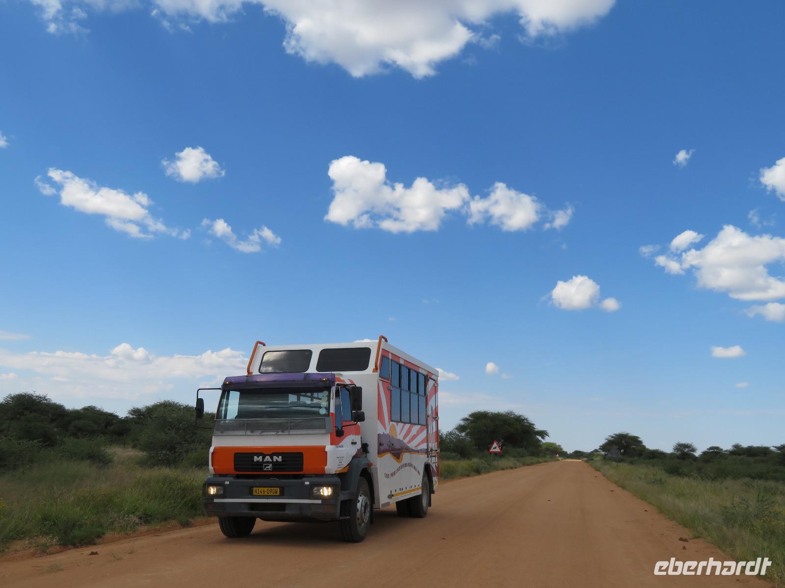 in Namibia auf Tour