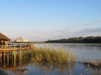 Hakusembe River Lodge Sonnenaufgang