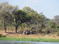 Mahangu Lodge Blick von der Terasse