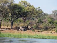 Mahangu Lodge Blick von der Terasse