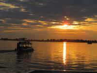 Chobe Bootsfahrt Sonnenuntergang