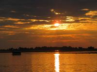 Chobe Bootsfahrt Sonnenuntergang