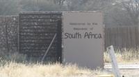 Mata Mata, Eingang zum Kgalagadi Transfrontier Nationalpark