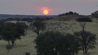 Sonnenuntergang in der Torgos Safari Lodge