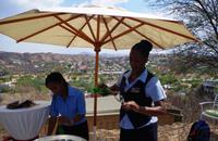 Windhoek - Empfang im Hotel Thule