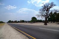 On the road nach Rundu 