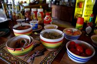 Mahangu Safari Lodge am Okawango - Frühstücksbuffet