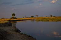Bootsfahrt im Kwando-Delta -  Sundowner-Time