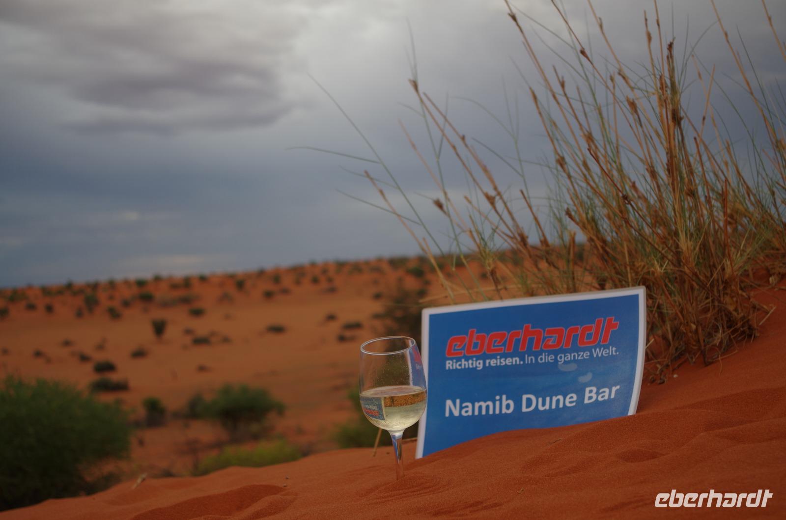 Rundfahrt in der Kalahari - Sundwoner