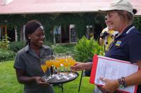 Empfang auf Elegant Farmstead