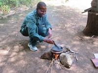 Spaziergang Kaffee-Plantage - Kaffee wird geröstet