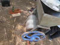 Spaziergang Kaffee-Plantage - Kaffee-Schälmaschine