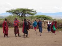 Ngorongoro Nationalpark - Besuch bei den Massai