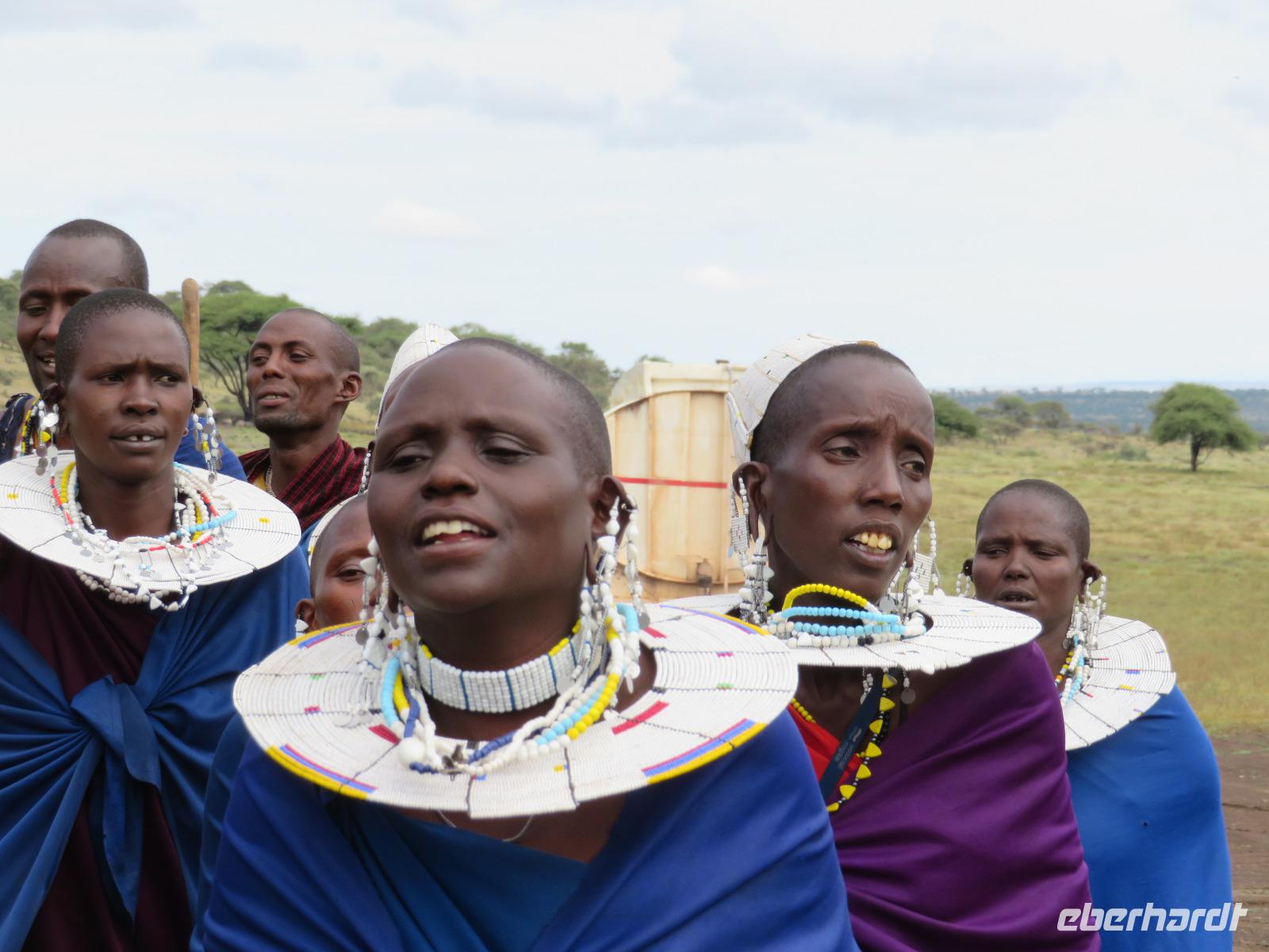Ngorongoro Nationalpark - Besuch bei den Massai