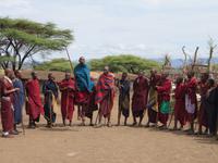 Ngorongoro Nationalpark - Besuch bei den Massai