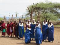 Ngorongoro Nationalpark - Besuch bei den Massai