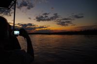 Sundowner auf dem Kwando