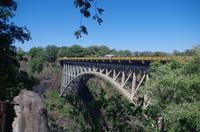 Simbabwe - Eisenbahnbrücke in Vic Falls