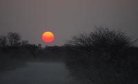 Etosha-Nationalpark - Sonnenuntergang