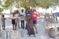 Bei den Kavango-Schnitzern