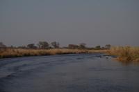 Bootsfahrt auf dem Kwando