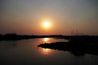 Sundowner auf dem Kwando