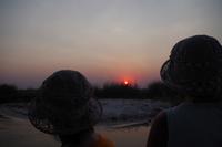 Sundowner auf dem Kwando