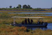 Bootsfahrt am den Chobe am Nachmittag