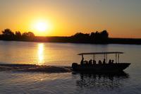 Sonnenuntergang am Chobe