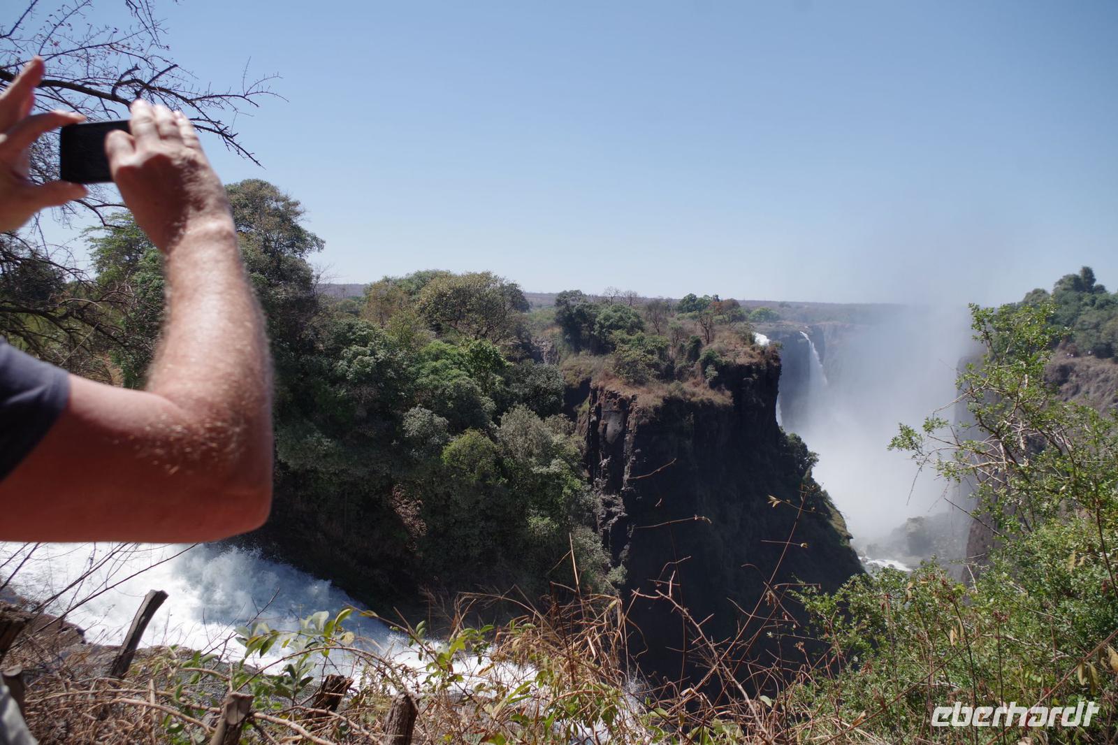 Victoria Wasserfälle in Simbabwe