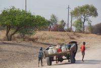 Fahrt durch Namibia.