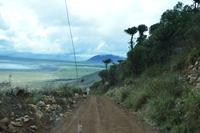 Ngorongoro Kratereinfahrt