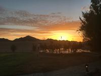 Sonnenuntergang Silvester