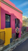 Rundreise Südafrika - Reisebegleiterin Franzi in Kapstadt im Bo-Kaap-Viertel