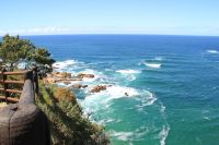 Rundreise Südafrika - Flussmündung in den Indischen Ozean in Knysna