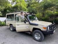 Start unserer ersten Safari von der Mt. Meru Lodge