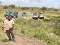 Mittagspause im Arusha Nationalpark 