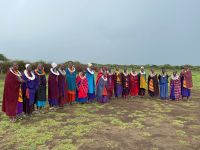 Besuch im Massai Dorf