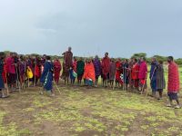 Besuch im Massai Dorf