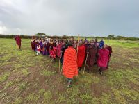 Besuch im Massai Dorf