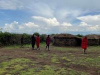 Besuch im Massai Dorf