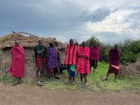 Besuch im Massai Dorf