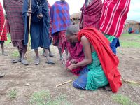 Besuch im Massai Dorf